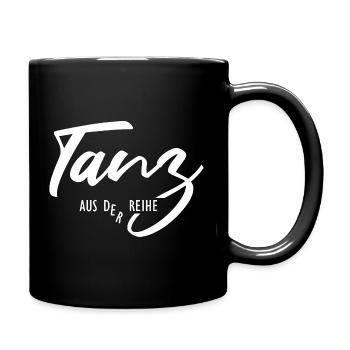 Dance out of line – Be different and unique - Full Colour Mug - black - Right