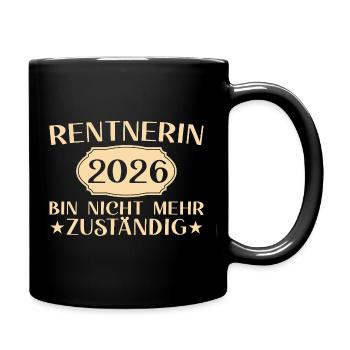 Retraité 2026 Plus responsable Adieu à la retraite - Mug uni - noir - Droite
