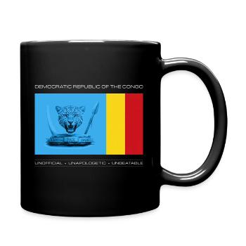 DRC BOLD UNOFFICIAL FLAG - Full Colour Mug - black - Right