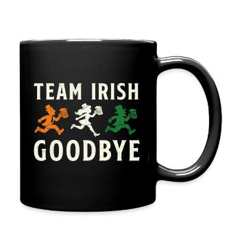 Team Irish Abschied St. Patrick's Day - Tasse einfarbig - Schwarz - Rechts