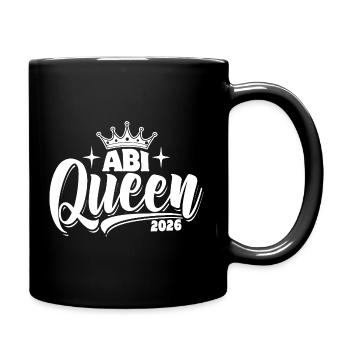 Abi Queen 2026 - Abitur - Spruch - Full Colour Mug - black - Right