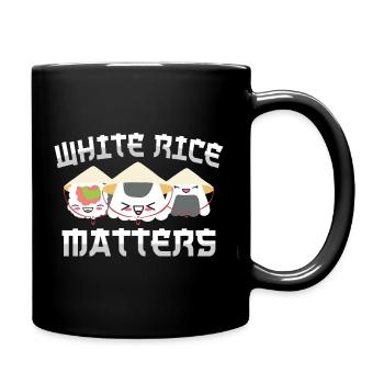 White Rice Matters - Full Colour Mug - black - Right