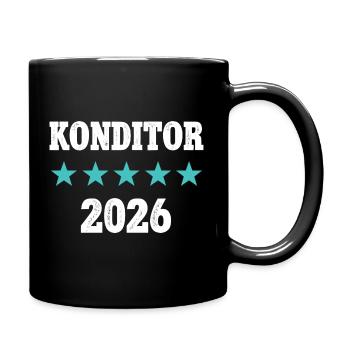 Maître apprenti Examen d’apprentissage Confiserie 2026 - Mug uni - noir - Droite