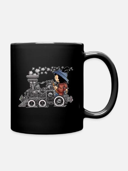 Scott - la locomotive à vapeur inoubliable / - Mug uni - noir