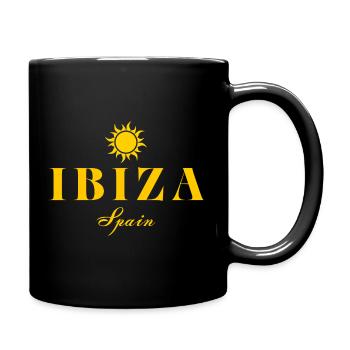 Ibiza Sun Logo Tee - Full Colour Mug - black - Right