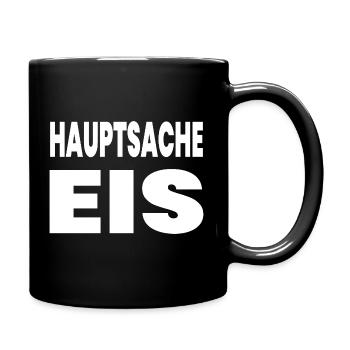 Glace - Mug uni - noir - Droite