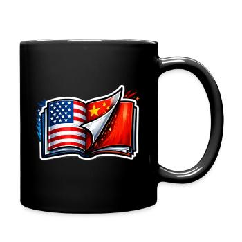China the new America - Mug uni - noir - Droite