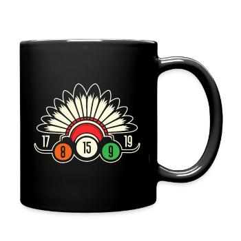Bingo Game Indians Bingo - Full Colour Mug - black - Right