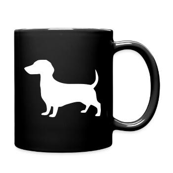 Cadeau de teckel Propriétaire de teckel - Mug uni - noir - Droite