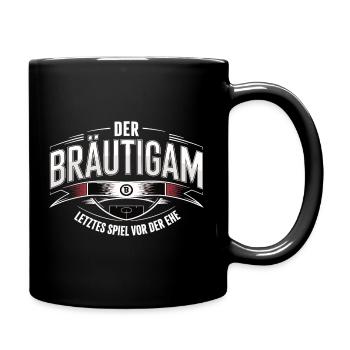 Groom Last game before marriage Bachelor party - Full Colour Mug - black - Right
