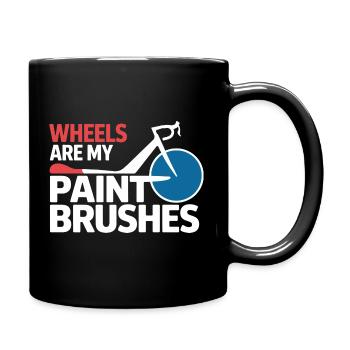 Professional Bicycle Acrobatics Performance Art  - Full Colour Mug - black - Right
