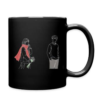 Koreanisches Drama K-Drama Liebhaber Kdrama - Tasse einfarbig - Schwarz - Rechts