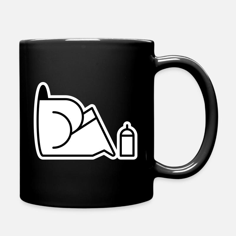 À la recherche de boîtes - Mug uni - noir