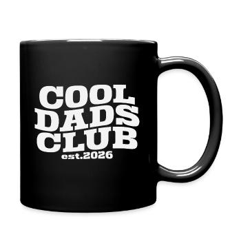 Cool Dads Club - Vatertag Papa Geschenk  - Tasse einfarbig - Schwarz - Rechts