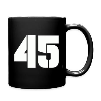 45 - Tasse einfarbig - Schwarz - Rechts