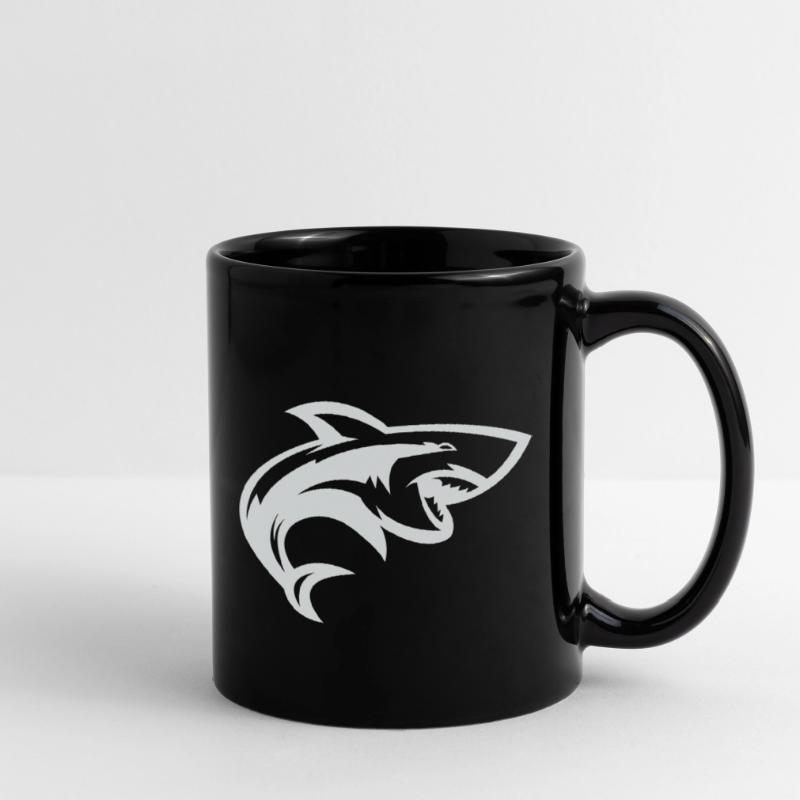 Stylized shark head Full Colour Mug