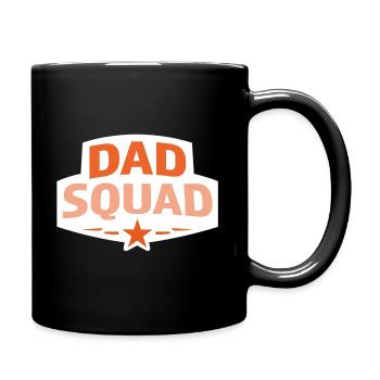 Papa-Squad - Tasse einfarbig - Schwarz - Rechts