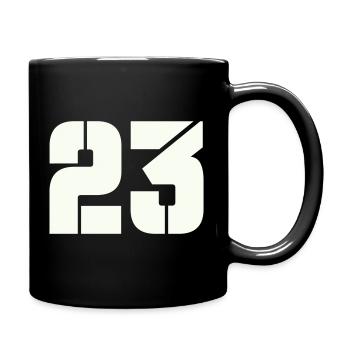 23 - Mug uni - noir - Droite