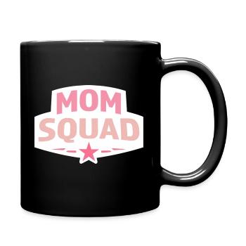 Mama-Trupp - Tasse einfarbig - Schwarz - Rechts