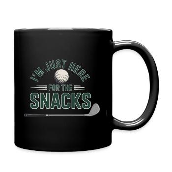 Je suis là uniquement pour les snacks - Mug uni - noir - Droite