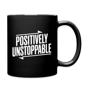 Absolut unaufhaltsam - Tasse einfarbig - Schwarz - Rechts