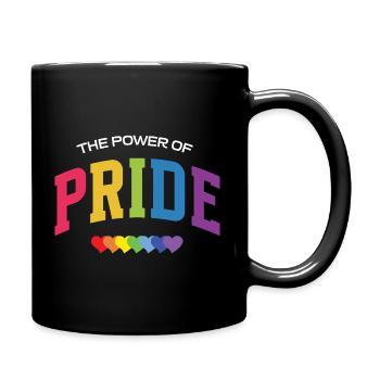 LGBT Pride Month - The Power of Pride - Full Colour Mug - black - Right