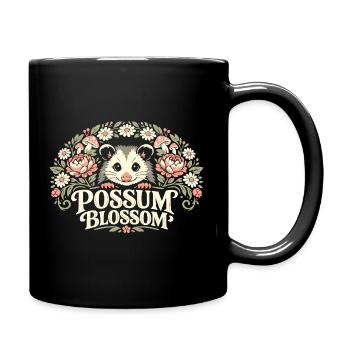Possum Blossom - Full Colour Mug - black - Right