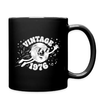 Millésime 1976 - Mug uni - noir - Droite