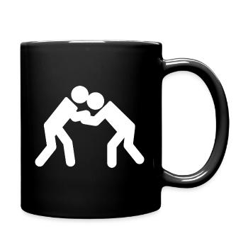 Ringen - Tasse einfarbig - Schwarz - Rechts