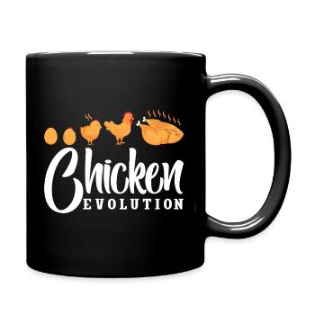 Chicken Whisperer Chicken Chicken Keeper Chickens - Full Colour Mug - black - Right