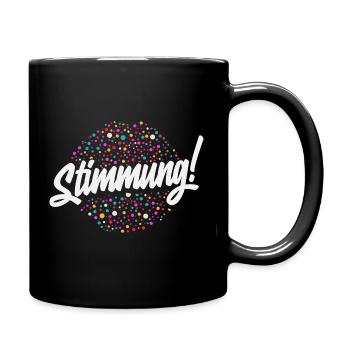 Mood, Confetti, Party, Carnival, Carnival, Celebrations - Full Colour Mug - black - Right
