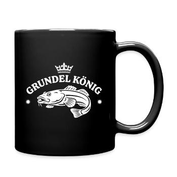 Grundelkönig Angler - Tasse einfarbig - Schwarz - Rechts