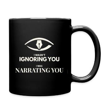 I Was Narrating You - Tasse einfarbig - Schwarz - Rechts