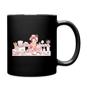 Rituel Spa Rose - soins beauté - Mug uni - noir - Droite