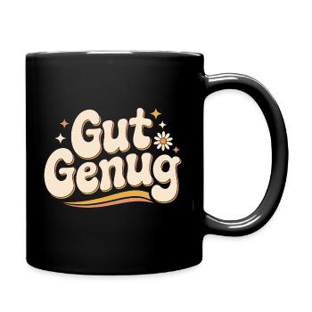 Assez bon amour de soi, je suis assez bon pour l’estime de moi - Mug uni - noir - Droite