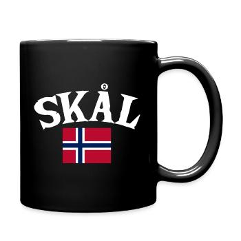 Vacances en Norvège dans les fjords de Norge Voyage en Scandinavie - Mug uni - noir - Droite