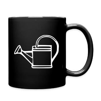 Watering Can Garden Gardener Gift - Full Colour Mug - black - Right