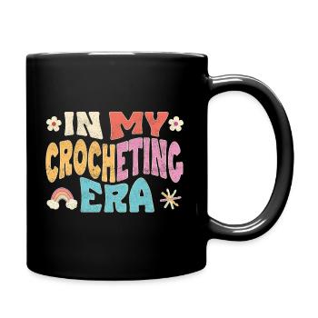 À mon époque du crochet - Mug uni - noir - Droite