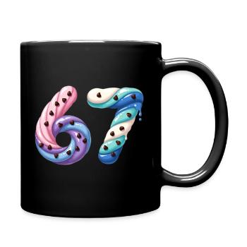 Candy Swirl 67 meme - Full Colour Mug - black - Right
