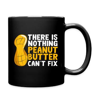 Peanut butter - Full Colour Mug - black - Right