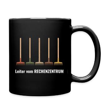 Rechenzentrum Gärtner Garten Gartenarbeit - Tasse einfarbig - Schwarz - Rechts