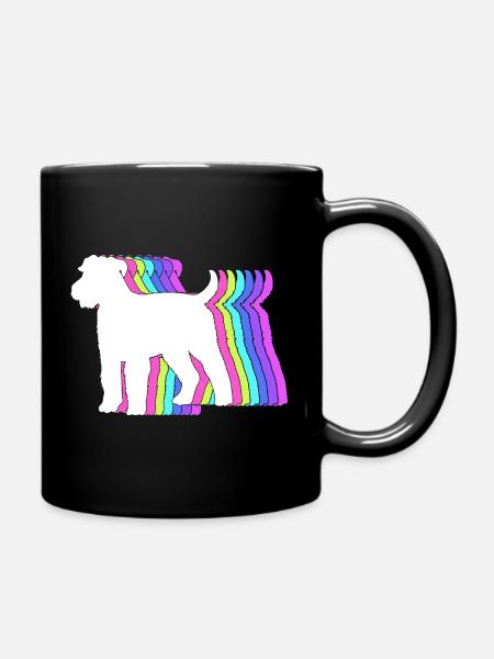 Wheaten Terrier - Tasse einfarbig - Schwarz