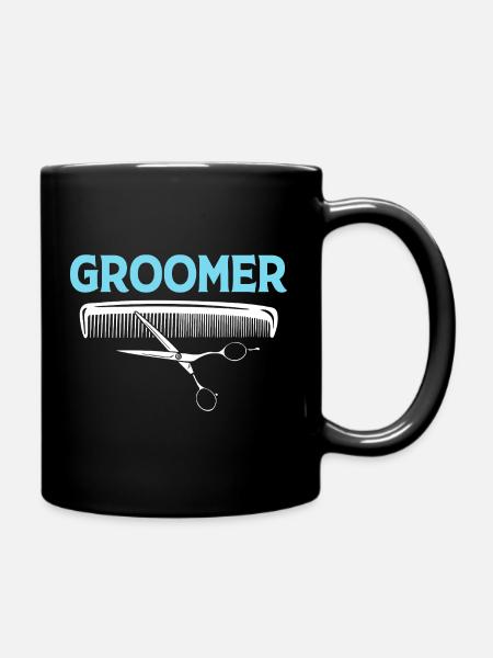 Hundefriseur - Tasse einfarbig - Schwarz