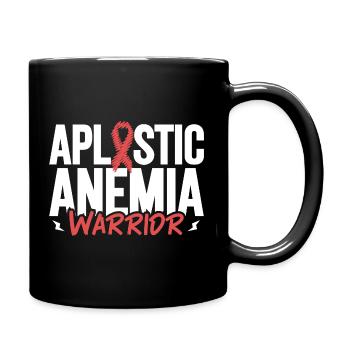 Aplastische Anämie - Tapferer Kämpfer - Tasse einfarbig - Schwarz - Rechts
