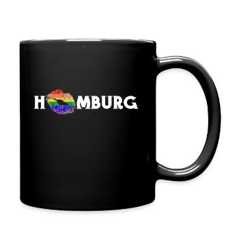 hamburg4 2 - Tasse einfarbig - Schwarz - Rechts