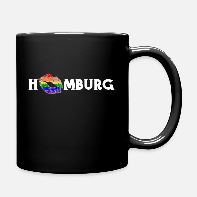 hamburg4 2 - Tasse einfarbig - Schwarz