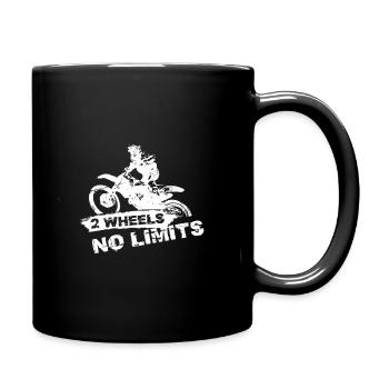 Dirt bike: no limits moto, cross, gift - Full Colour Mug - black - Right
