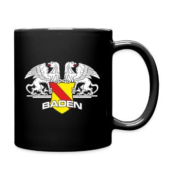 Baden Logo Greifen - Tasse einfarbig - Schwarz - Rechts