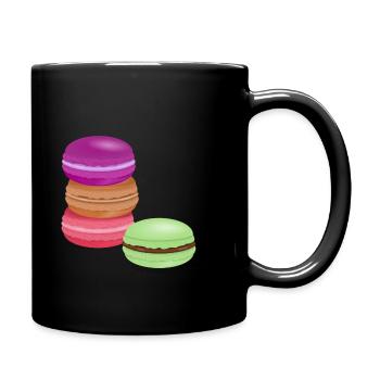 Macarons - Full Colour Mug - black - Right