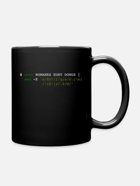 Romanes Eunt Domus - Mug uni - noir